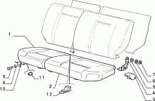70613/01 REAR SEAT