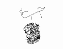10226-040 ENGINE HARNESS AND SUPPORTS