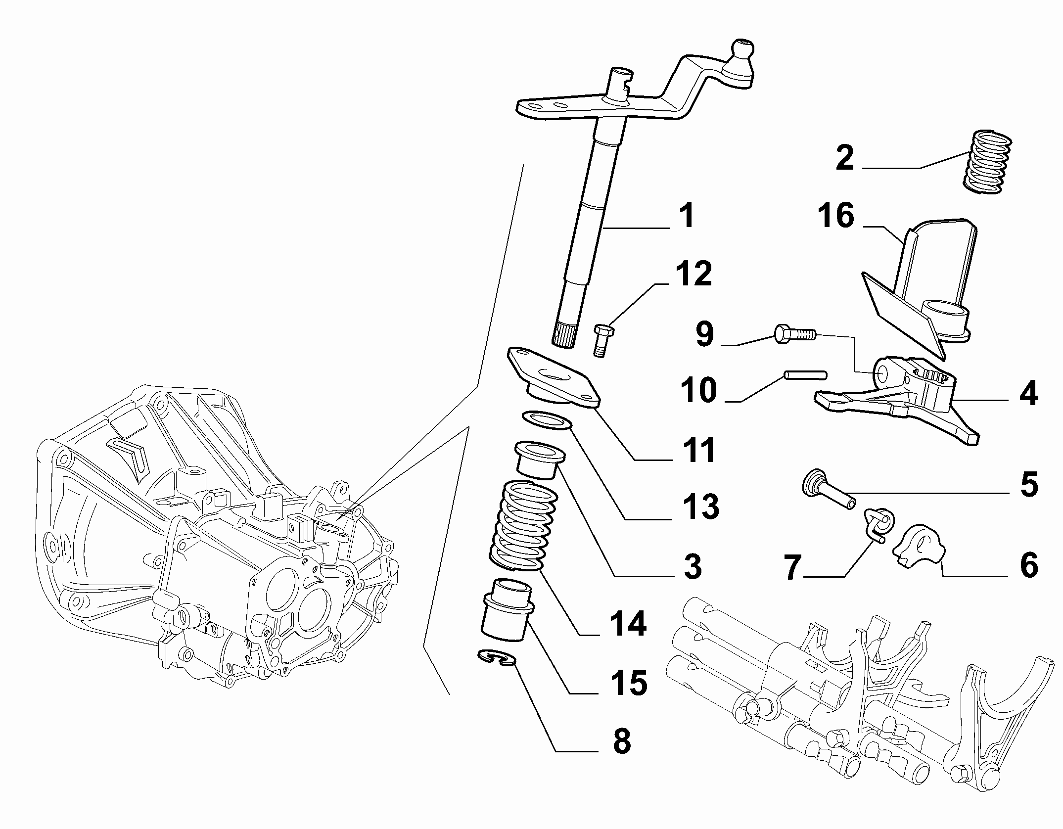 21219-010 GEAR SHAFT