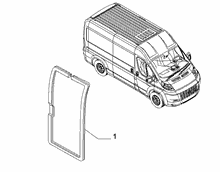 70143-070 SLIDING DOOR GASKET