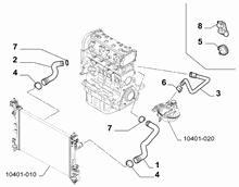 10401-030 RADIATOR PIPING