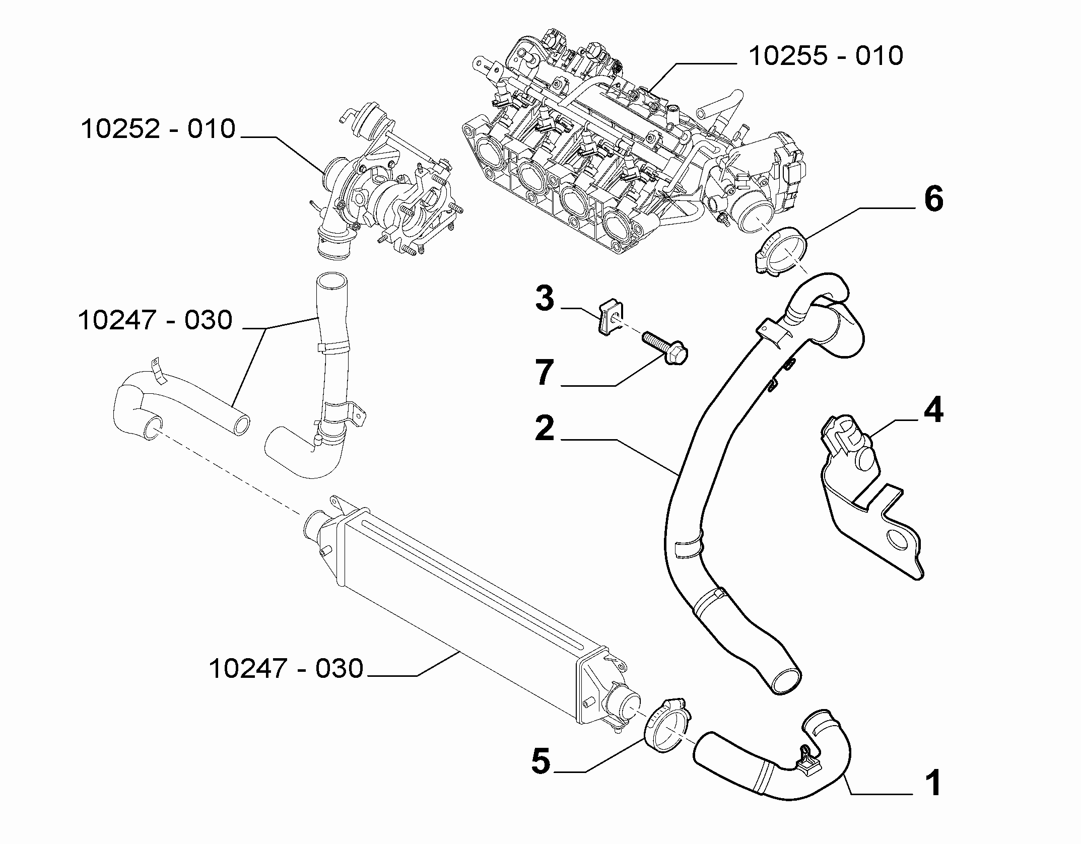 10247-020 COOLER PIPING SUCTION DUCT