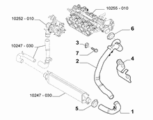 10247-020 COOLER PIPING SUCTION DUCT