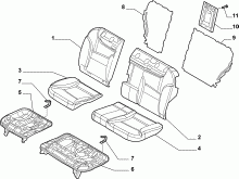 70613/01 REAR SEAT