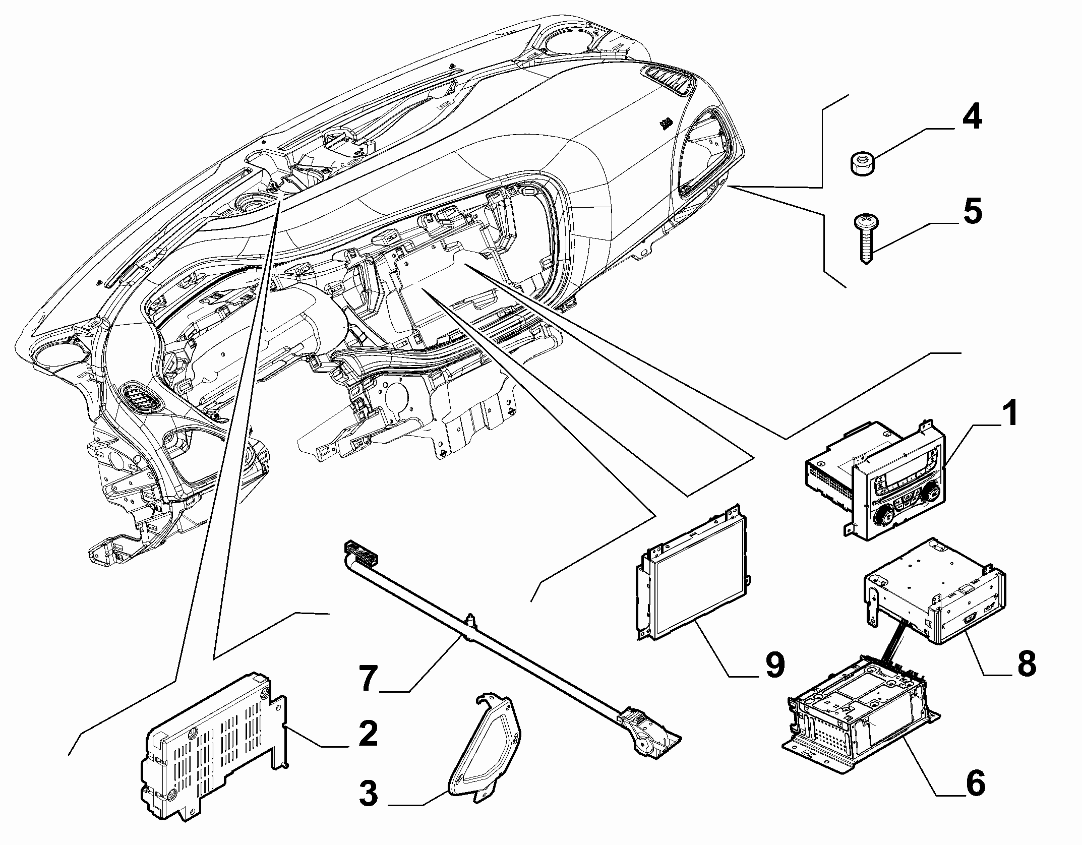 55521-010 RADIO AND AUTOMATED INFO DEVICE 