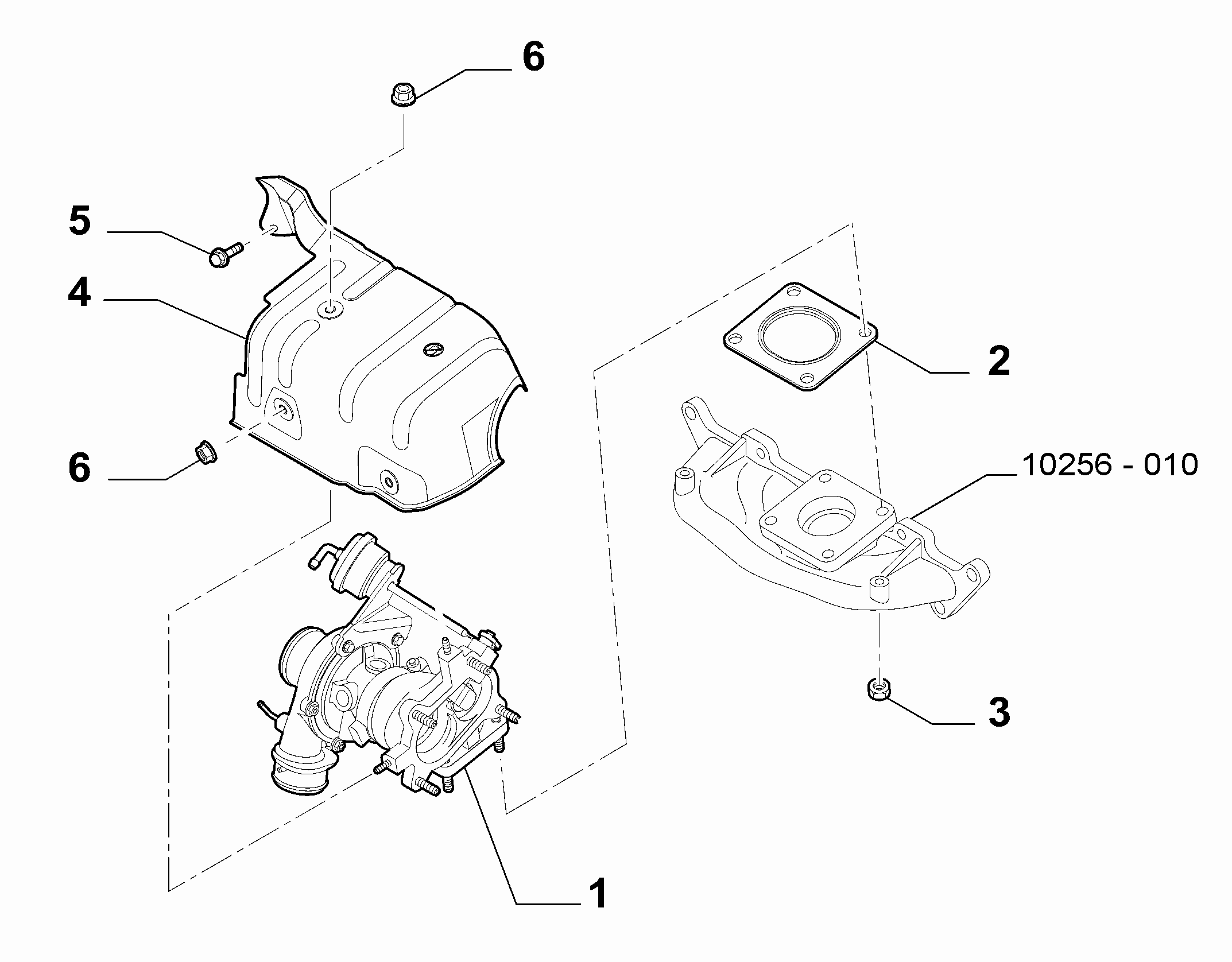 10252-010 TURBOCOMPRESSOR AND PRECATALYSER