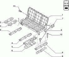 70613/00 REAR SEAT