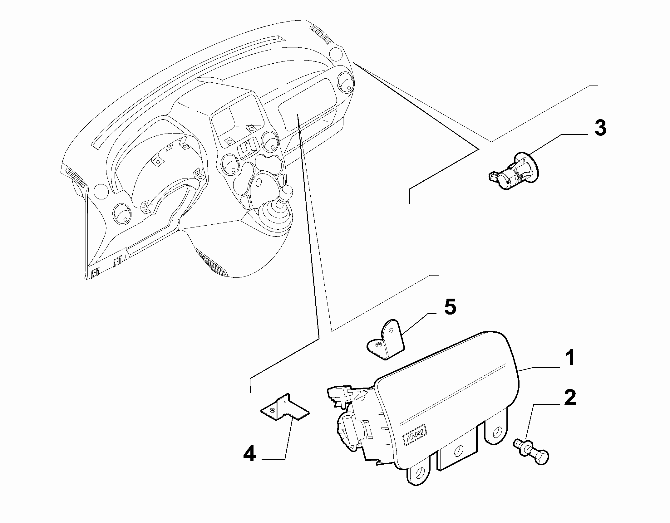 55508-020 PASSENGER AIRBAG