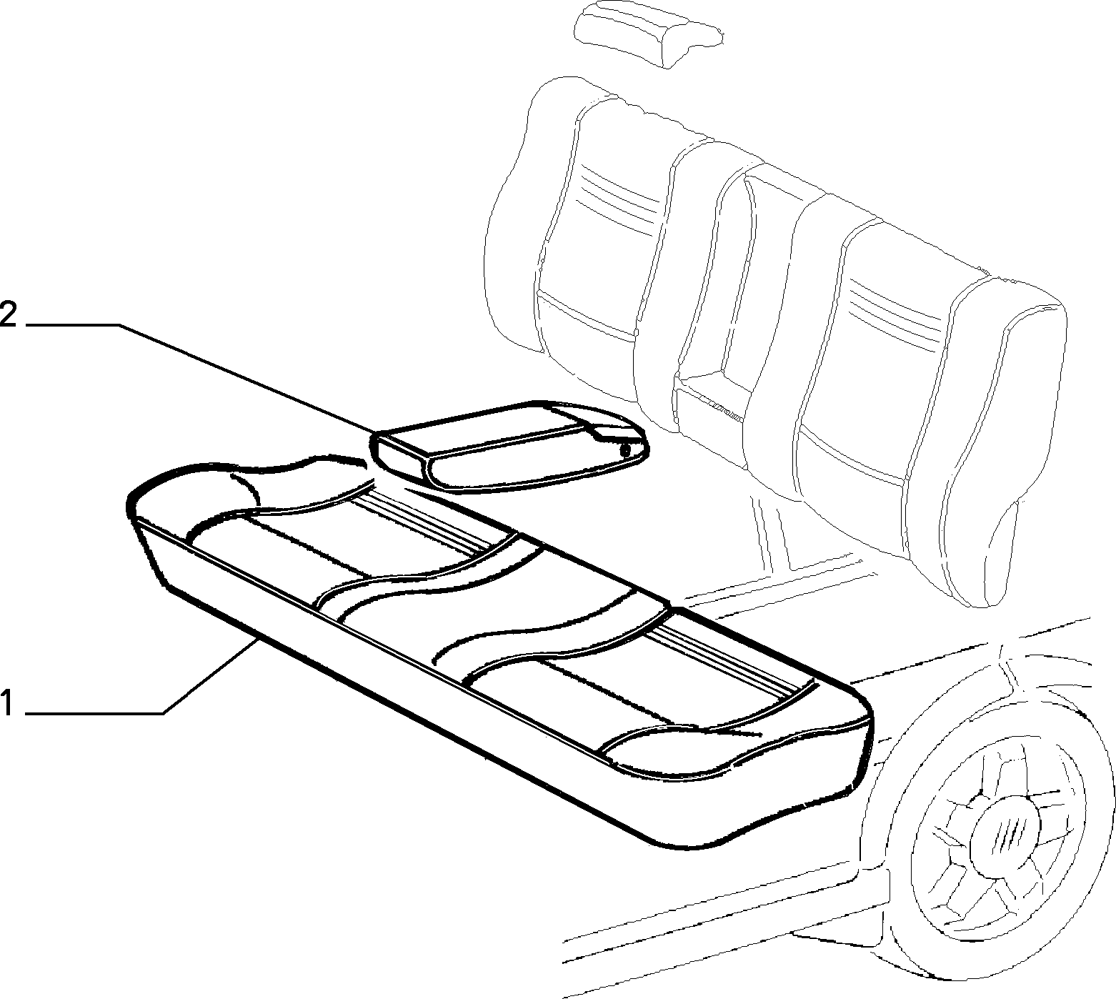 70615/01 REAR SEAT LINING