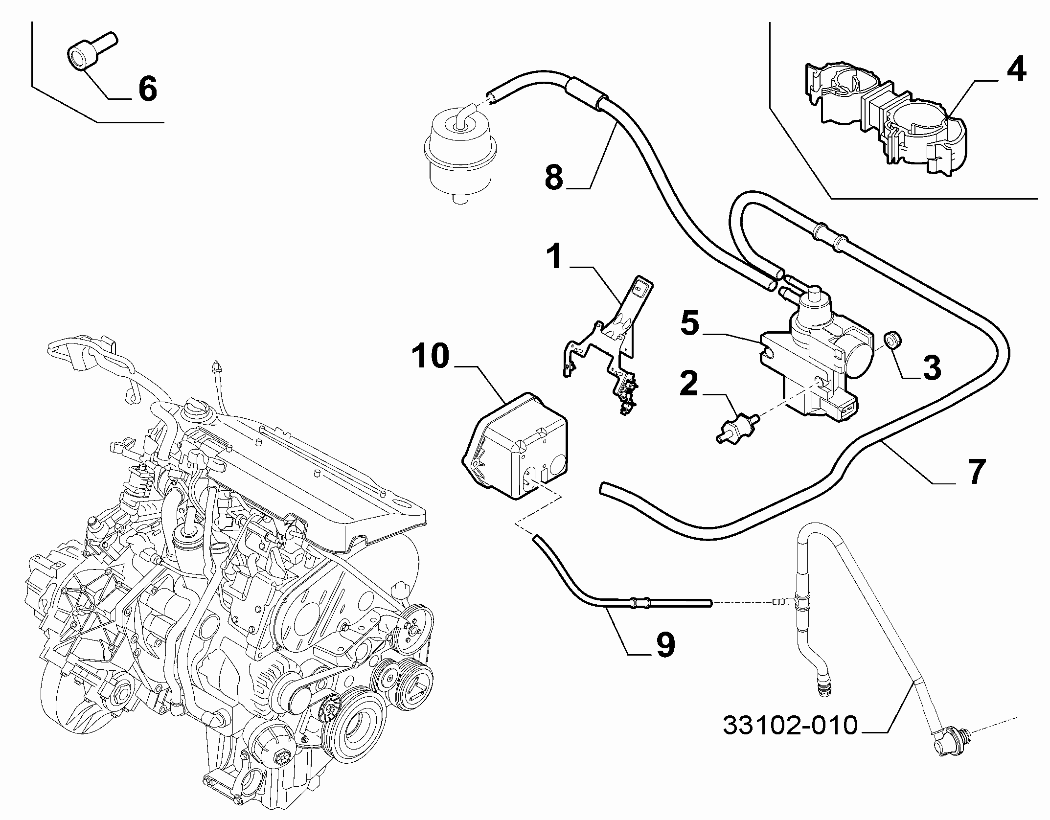 10260-030 DIESEL VALVE PRESSURE GUAGE BOOSTER