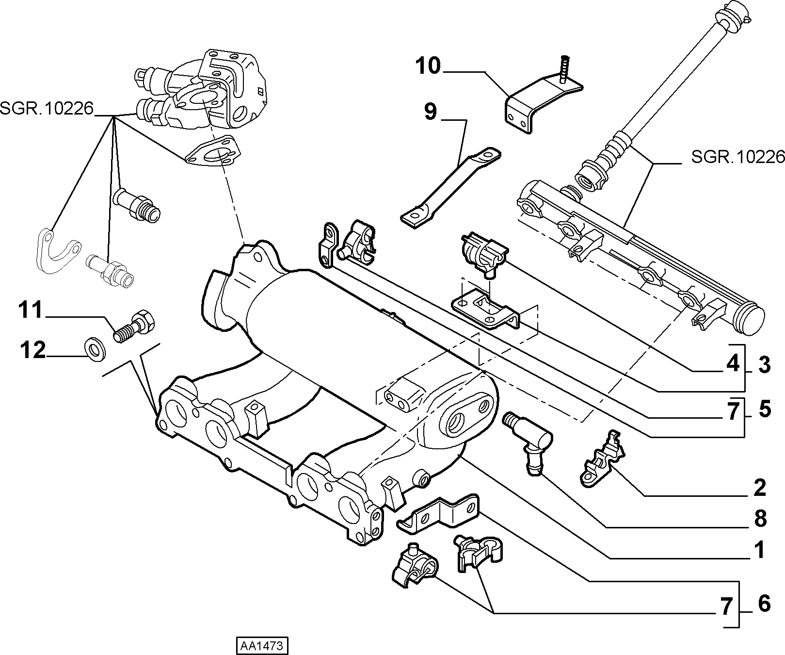 55180921 AIR DUCT SYSTEM