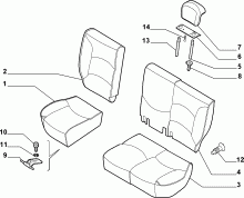 70613/06 REAR SEAT