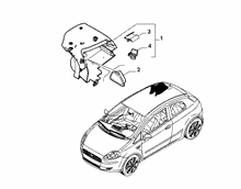 70523-040 INNER REAR PILLAR AND QUARTER GLASS TRIMS