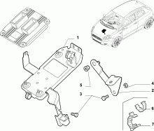 10225-020 INJECTION ECU AND ENGINE HARNESS FASTENERS