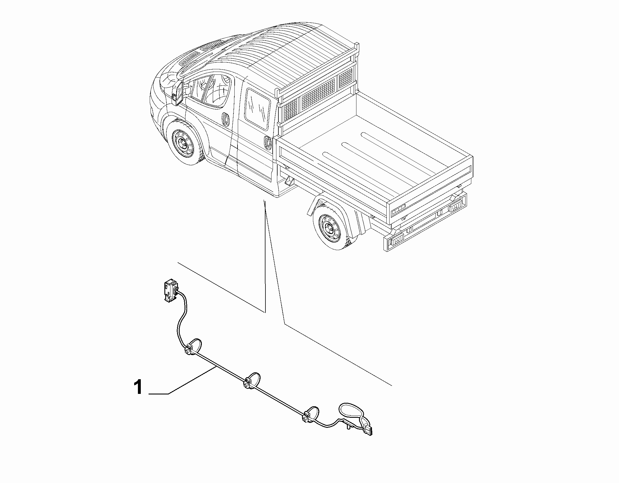 55526-020 REAR DOOR HARNESS
