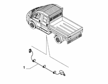 55526-020 REAR DOOR HARNESS