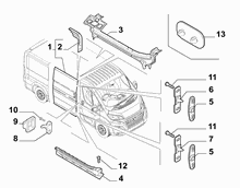 70143-010 SLIDING DOORS AND GUIDES