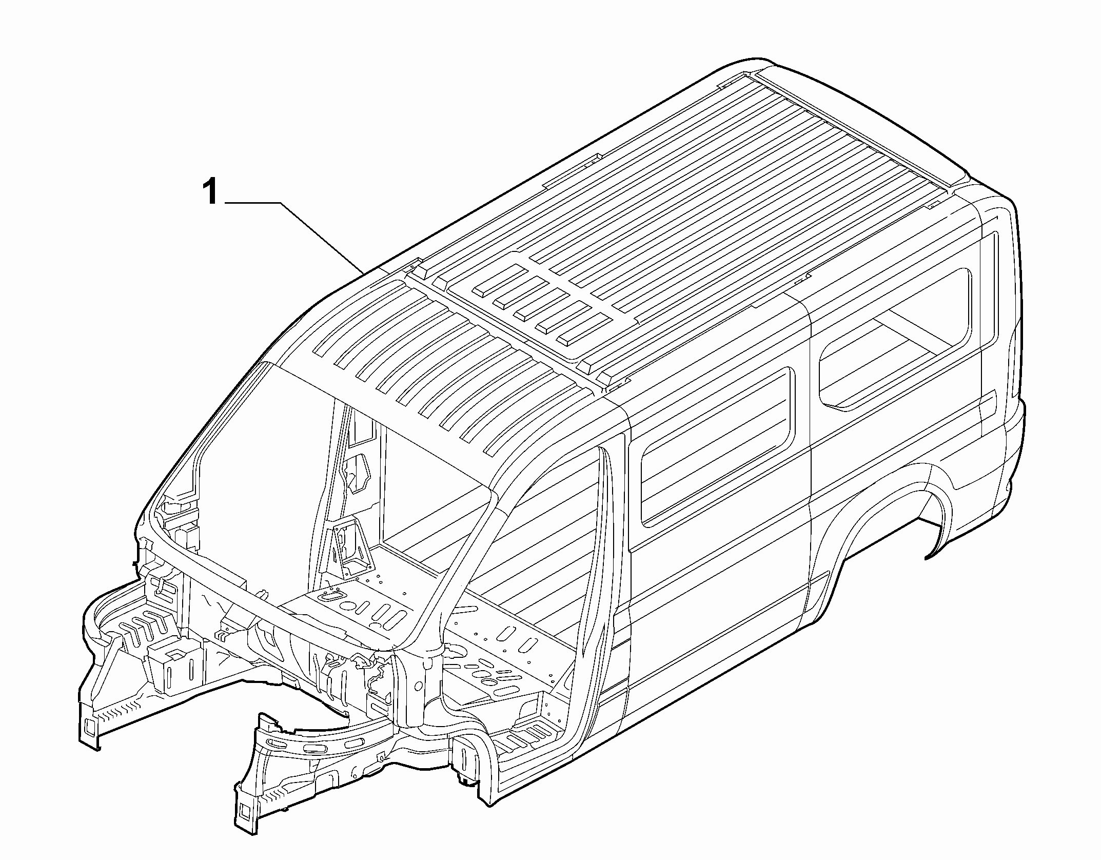 70001-010 СВАРНОЙ КУЗОВ