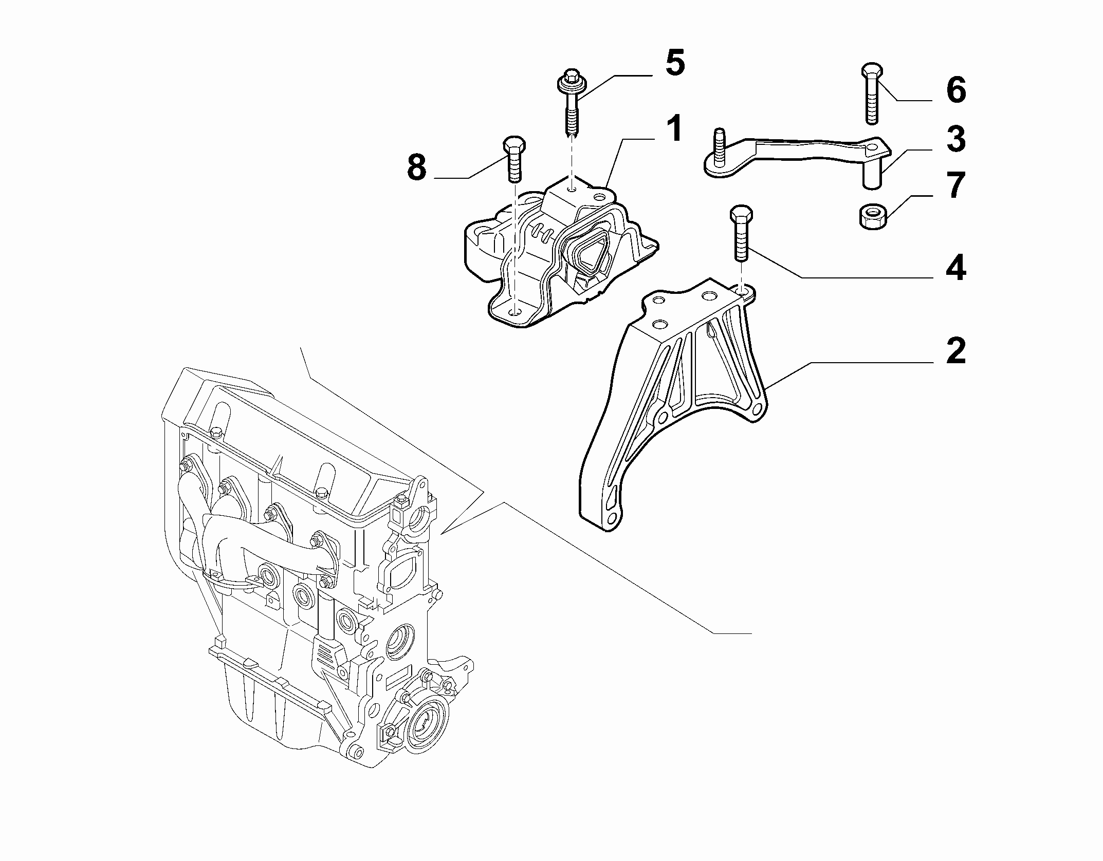 10002-020 GEARBOX INLET SCREW ANCHOR SUSPENSION