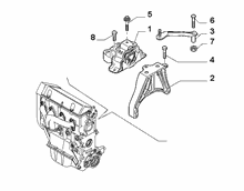 10002-020 GEARBOX INLET SCREW ANCHOR SUSPENSION