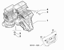 50101-010 HEATER/AIR CON