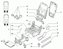 70613/01 REAR SEAT