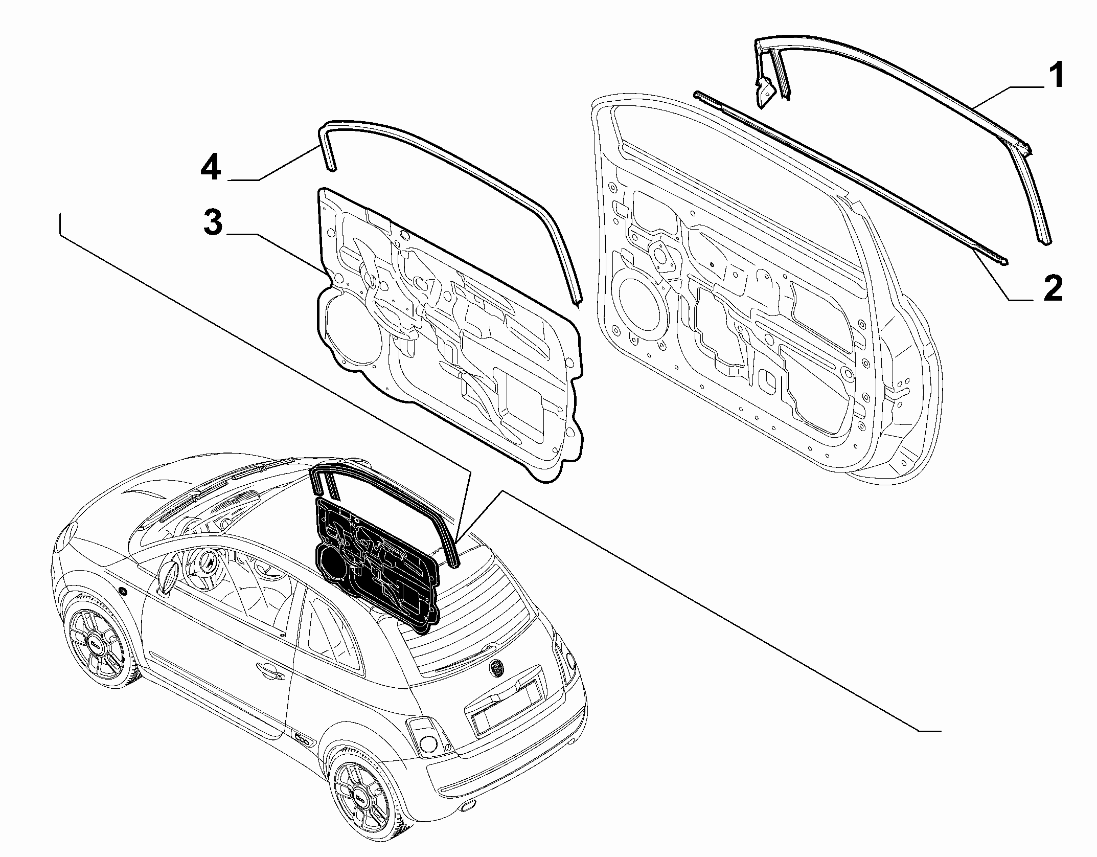 70129-070 FRONT DOOR TRIM