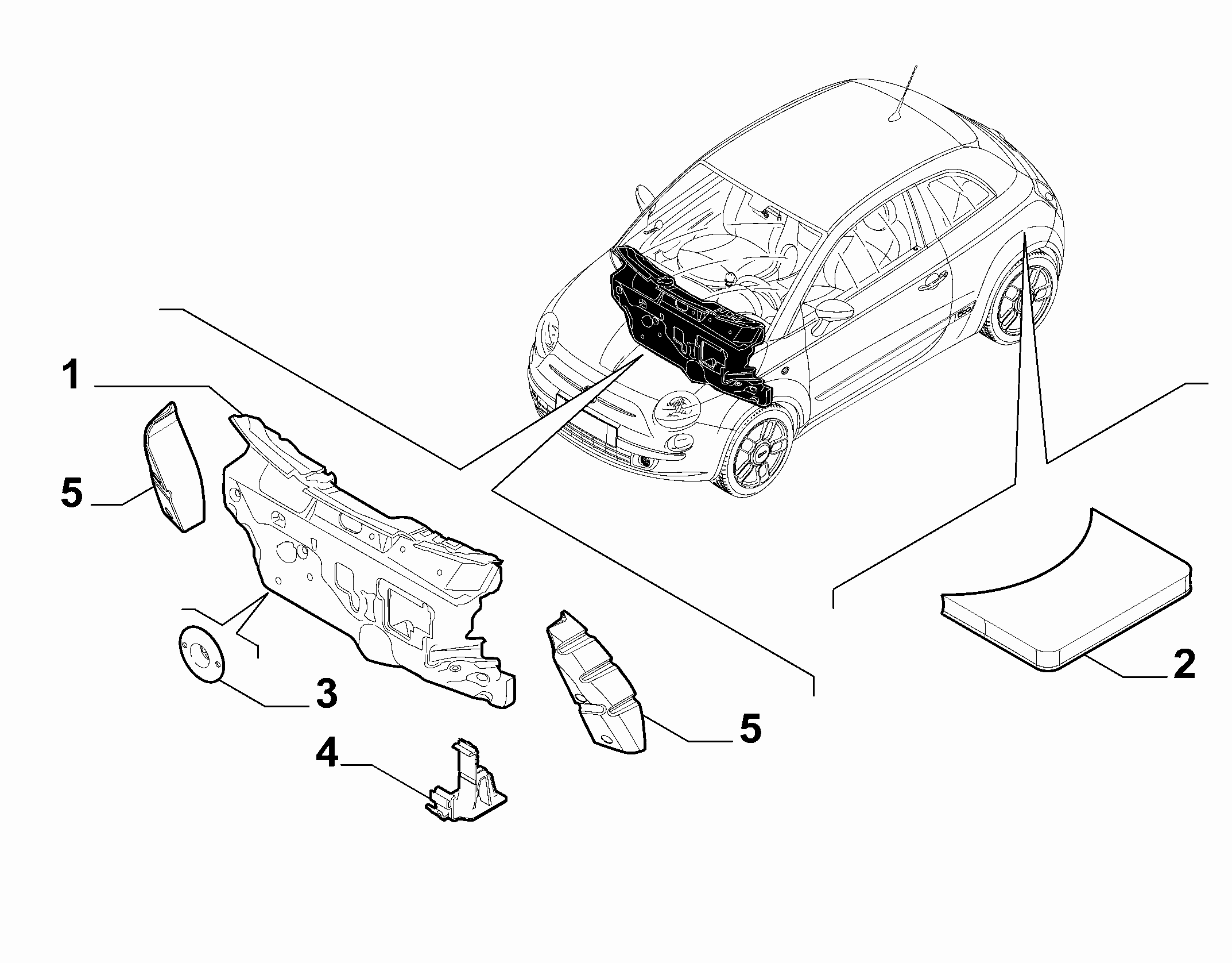 70522-020 PASSENGER COMPARTMENT INSULATION AND PADDING