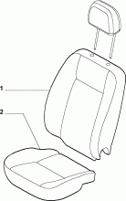 70601/00 ПЕРЕДНИЕ СИДЕНЬЯ 