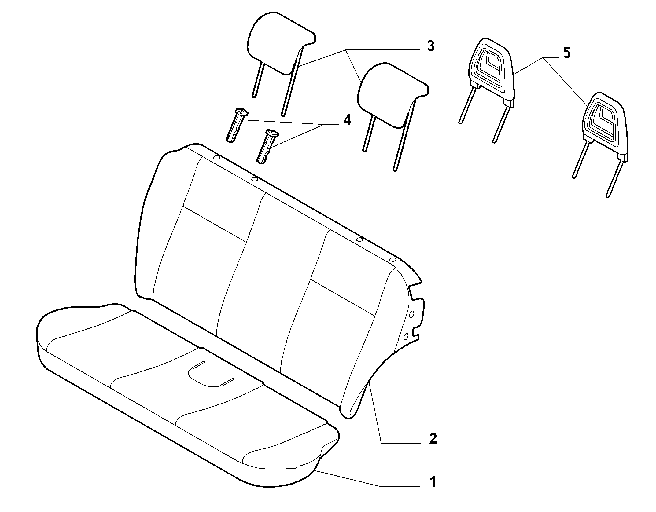 70615/17 REAR SEAT LINING