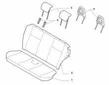 70615/17 REAR SEAT LINING