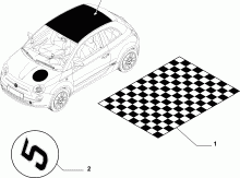 70715-020 TRIM STICKERS