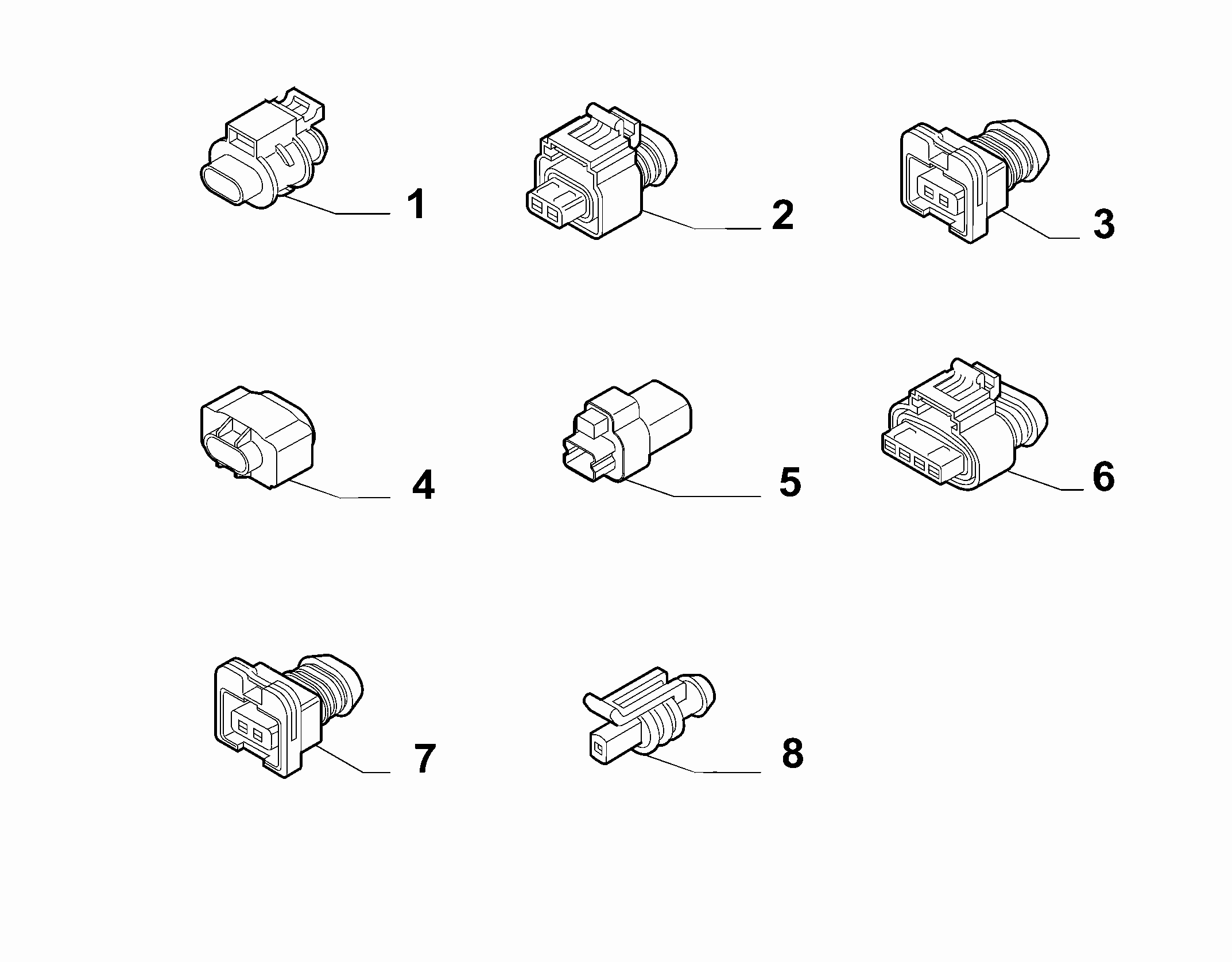 10226-060 ENGINE HARNESS CONNECTORS