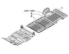 70006-020 REAR FLOOR PANEL