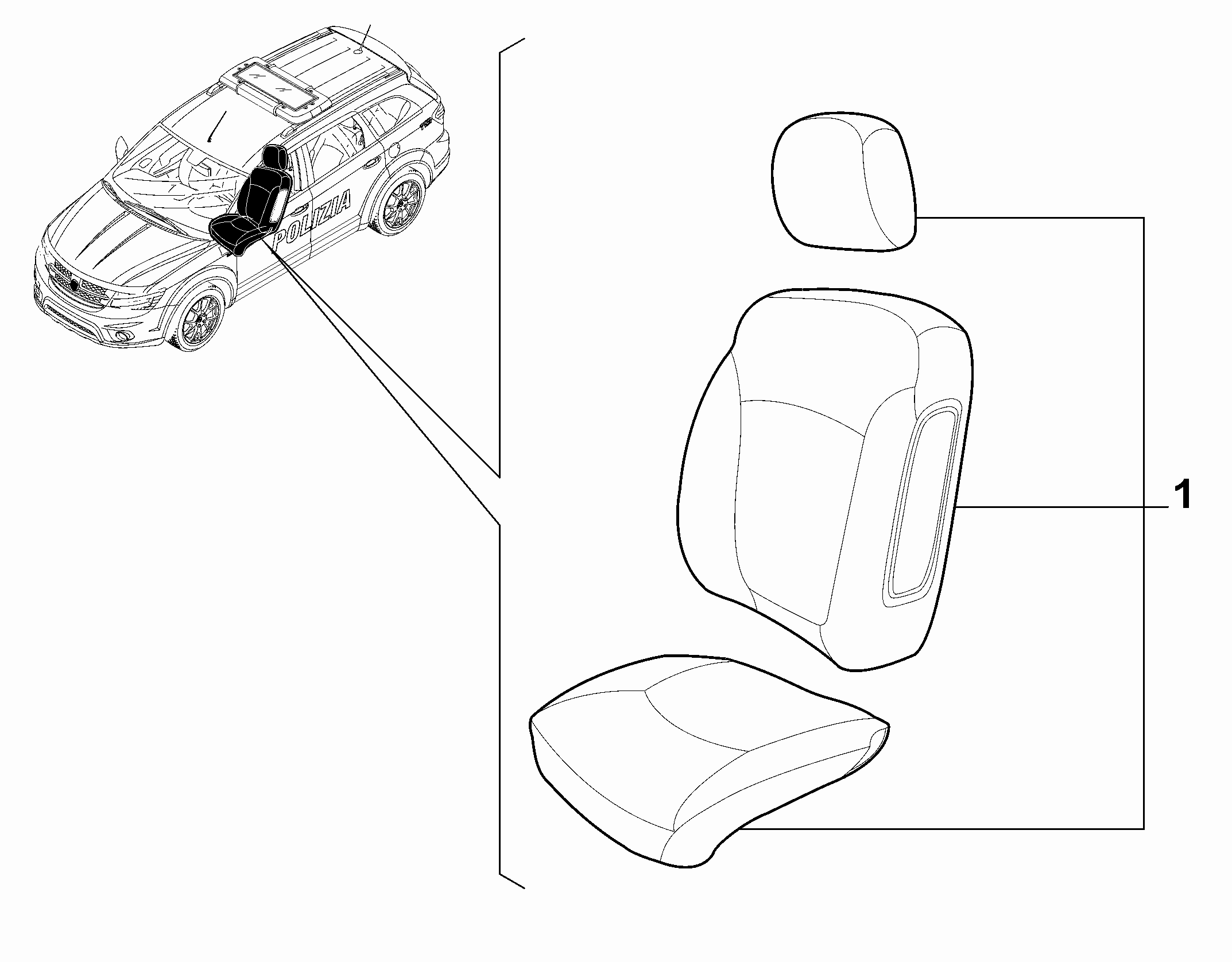 70601-060 FRONT SEAT COVERS