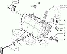 70613/00 REAR SEAT