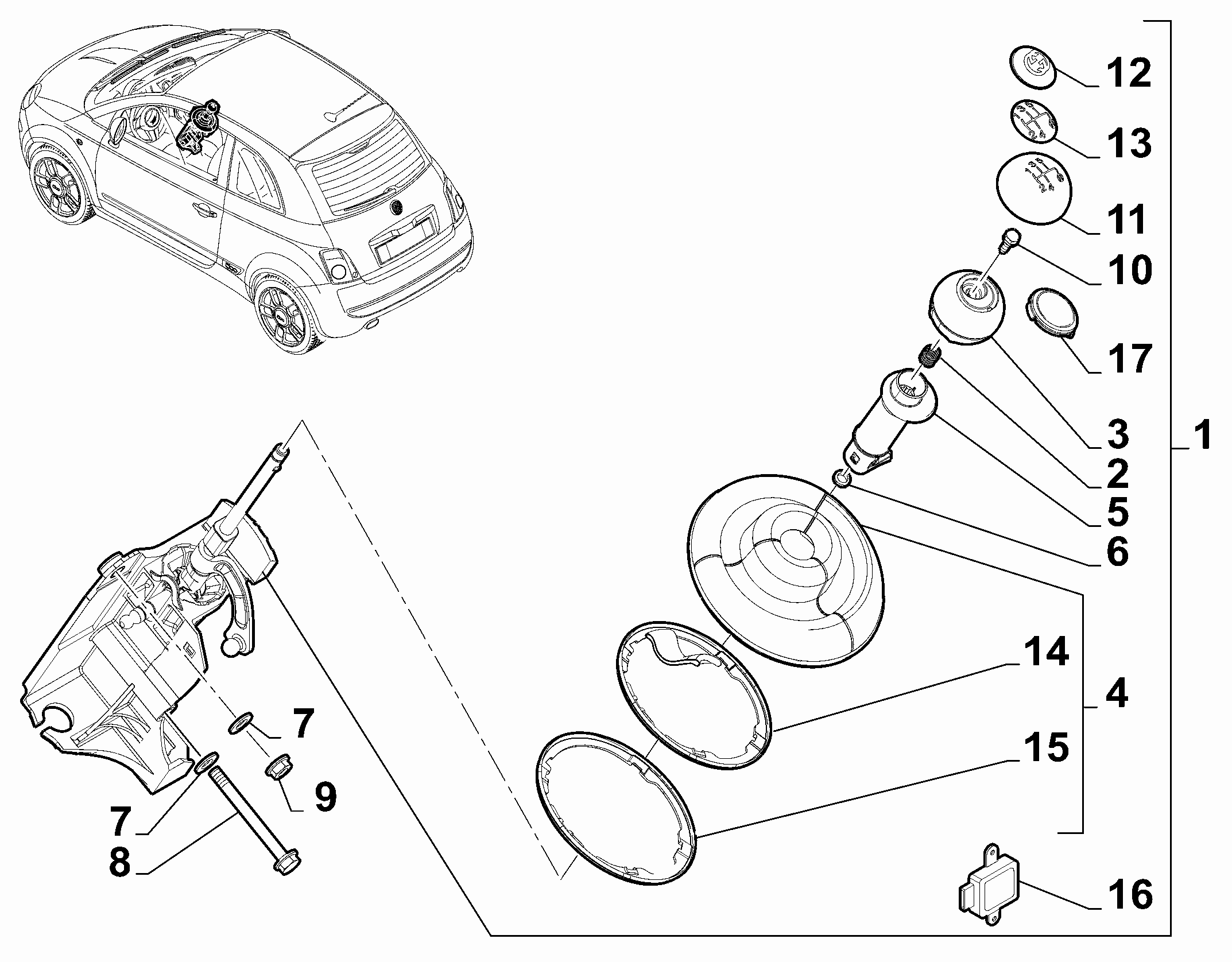 21221-010 GEAR STICK