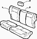 70615/06 REAR SEAT LINING
