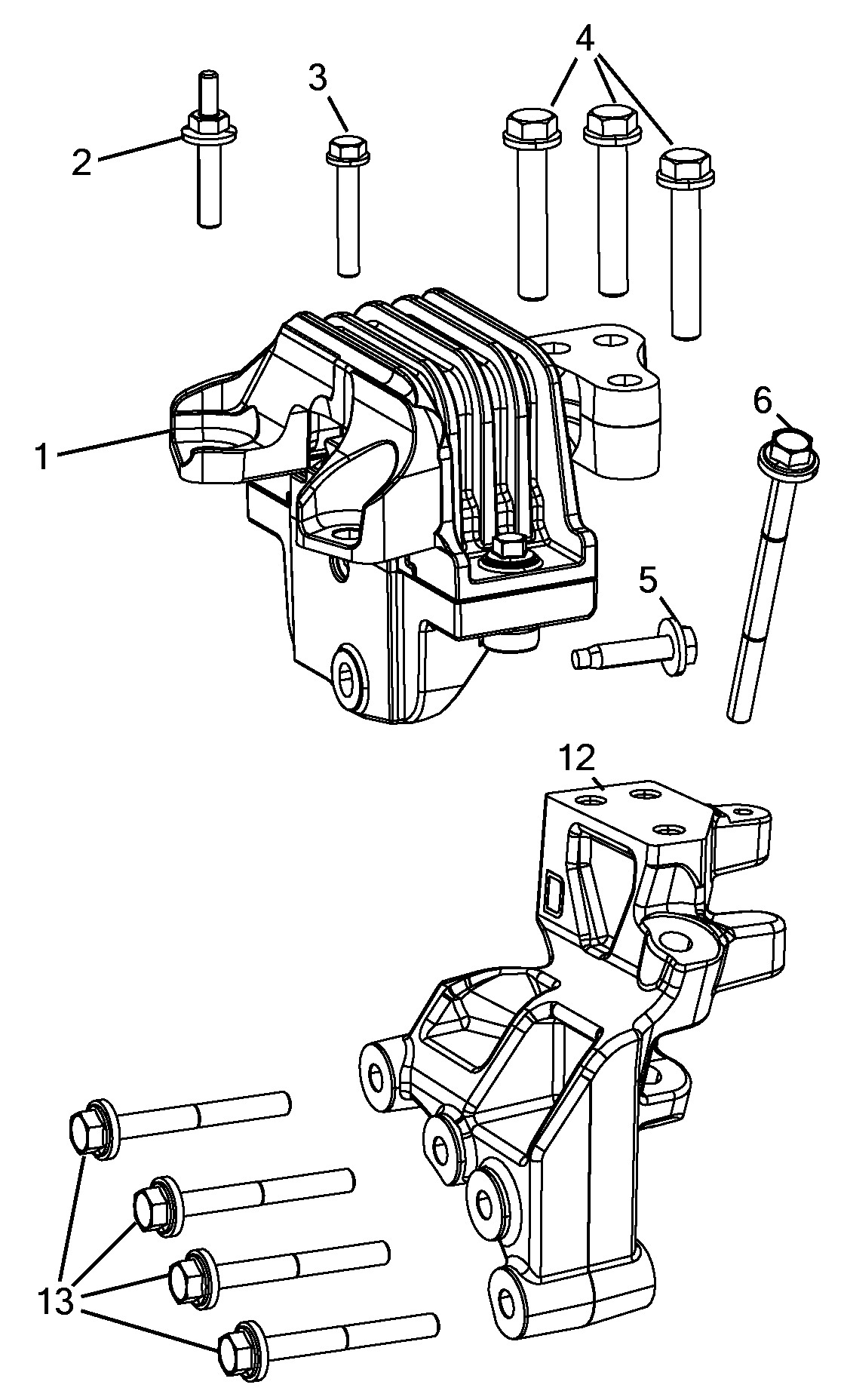 10003-010 ENGINE  SUPPORT