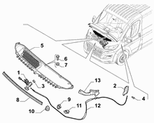 70101-020 TRUNK SPACE COVER ACCESSORY