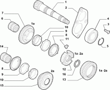 21215/01 ЗУБЧАТЫЕ ПЕРЕДАЧИ КПП
