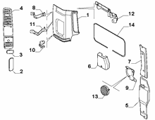70523-110 REAR COVERS, LOWER SIDE