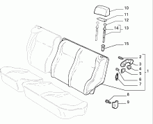 70613/01 REAR SEAT