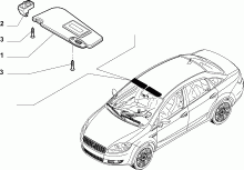 70525-010 SUN VISOR