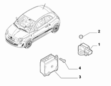 55508-070 REMOTE CONTROL AIRBAG SENSOR