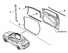 70129-070 FRONT DOOR TRIM