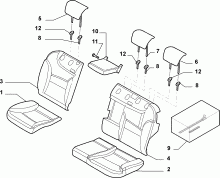 70615/23 REAR SEAT LINING