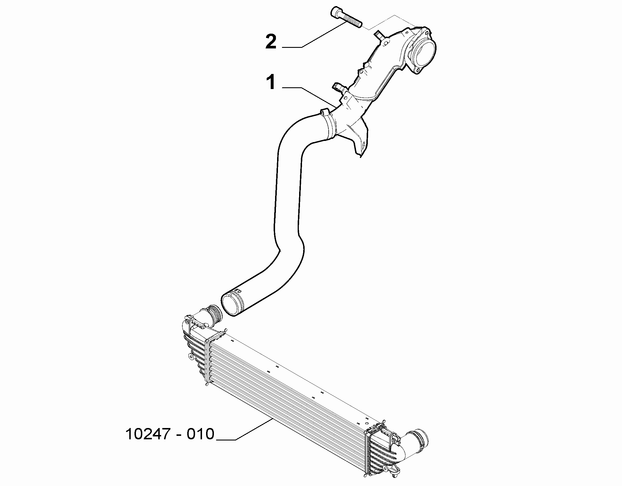 10247-020 COOLER PIPING SUCTION DUCT