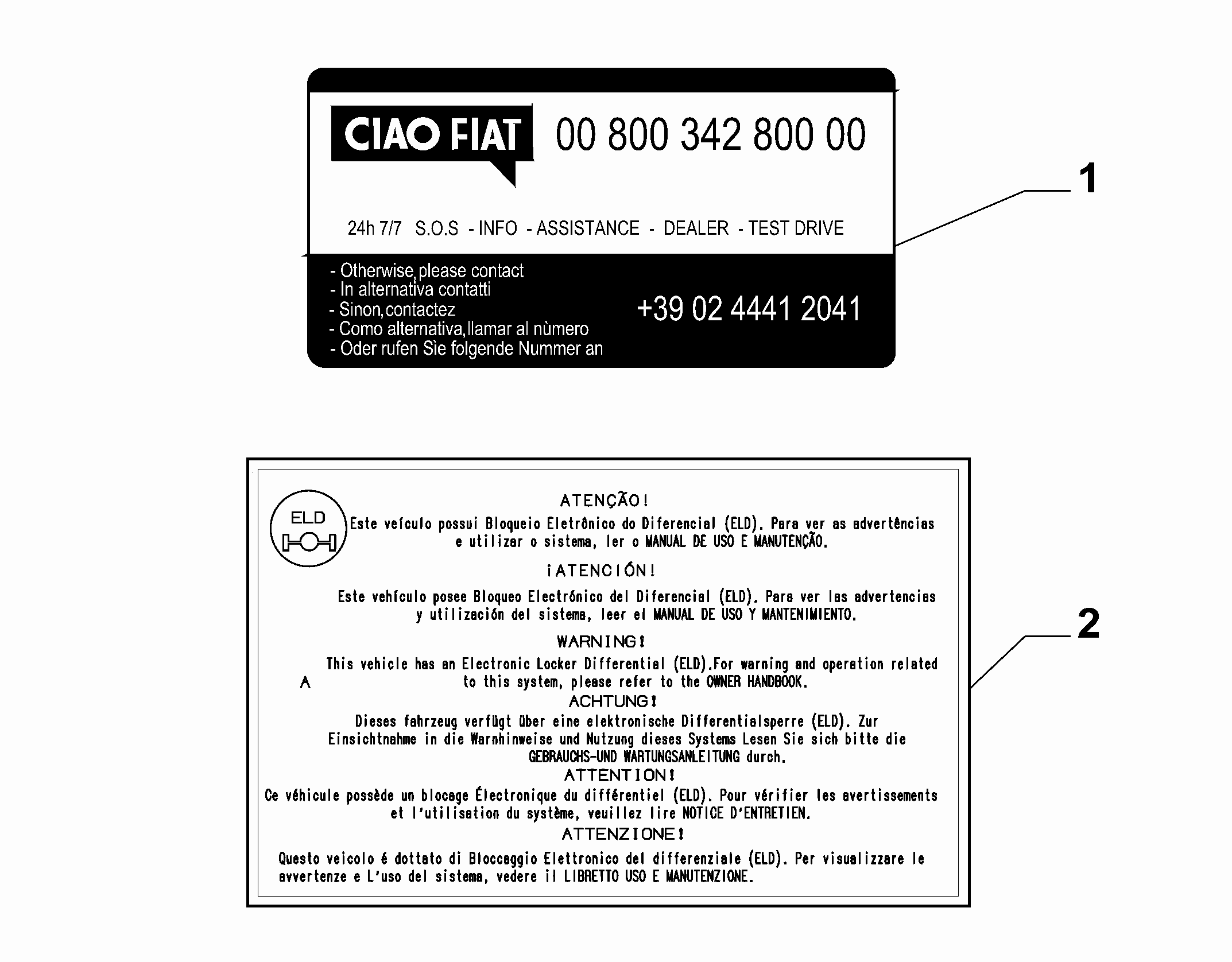 70750-010 ПРЕДУПР. ТАБЛИЧКИ И ИНСТРУКЦИИ 