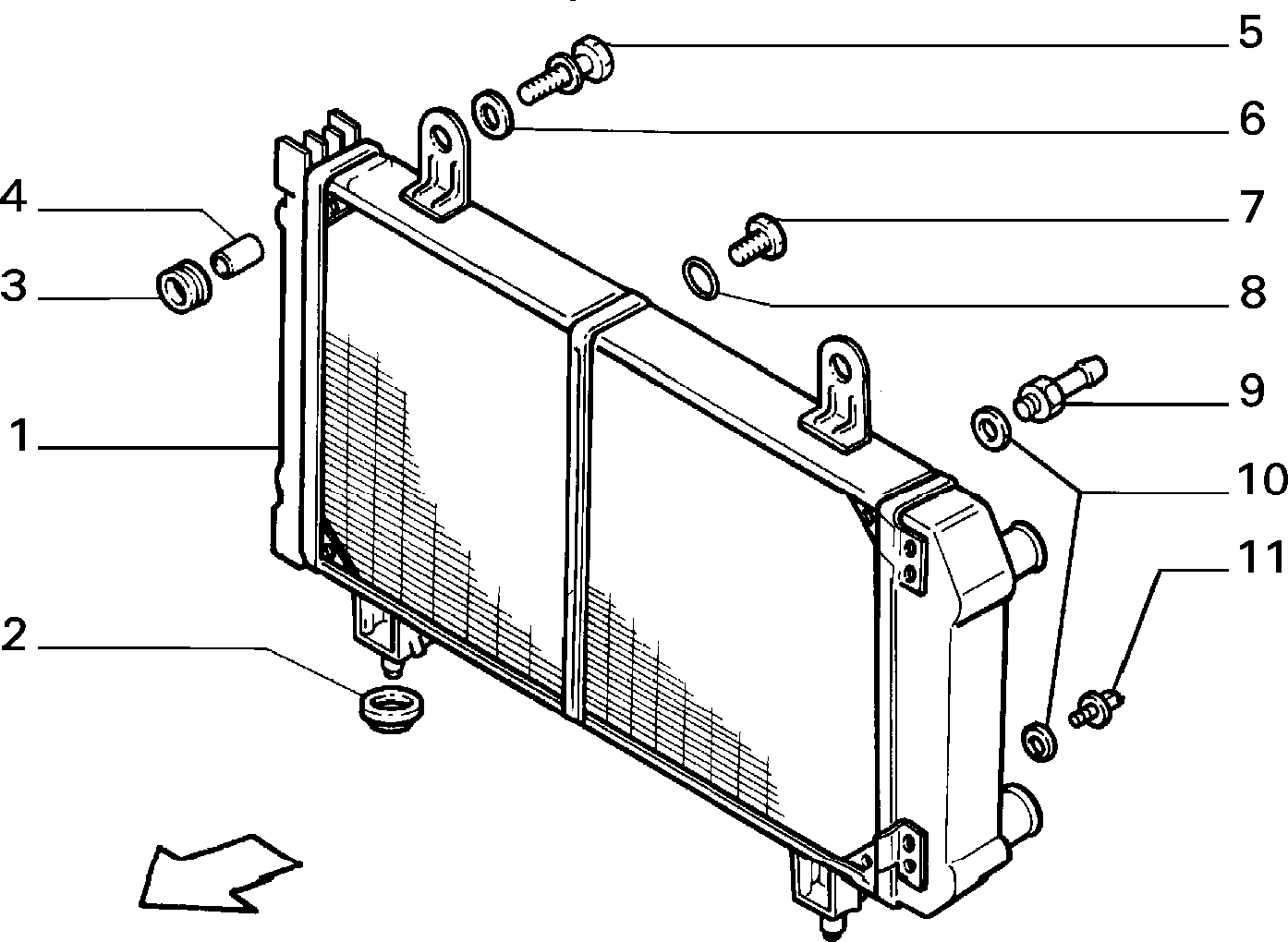 10401/00 РАДИАТОР И ТРУБОПРОВОДЫ